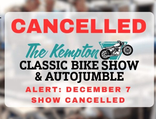 Kempton Classic Bike Show and Autojumble is cancelled